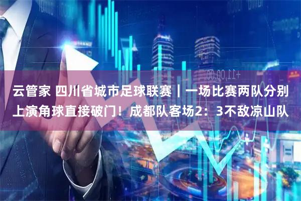 云管家 四川省城市足球联赛｜一场比赛两队分别上演角球直接破门！成都队客场2：3不敌凉山队